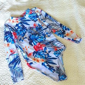 Long Sleeve Rash-guard Swimsuit SHEIN